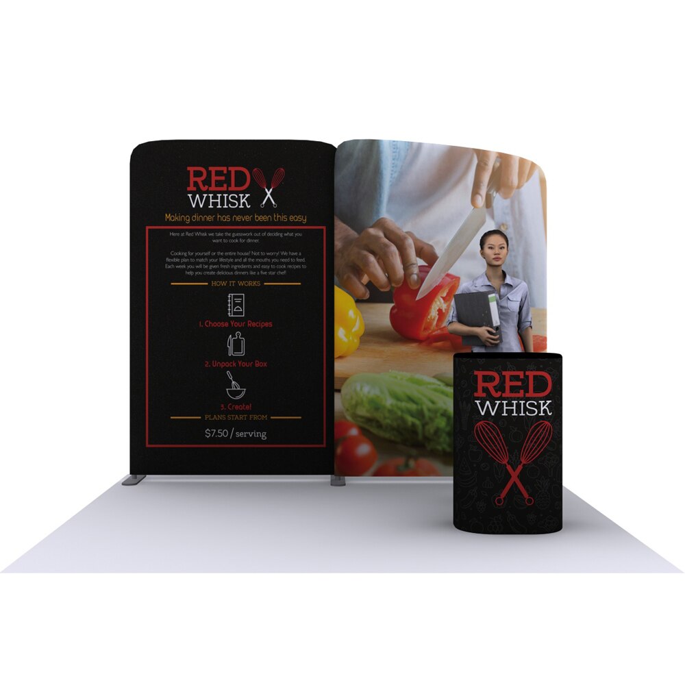 10 ft. Kit D EZ Tube® Connect — Single Sided Graphic Package